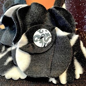 Handmade fleece scarf